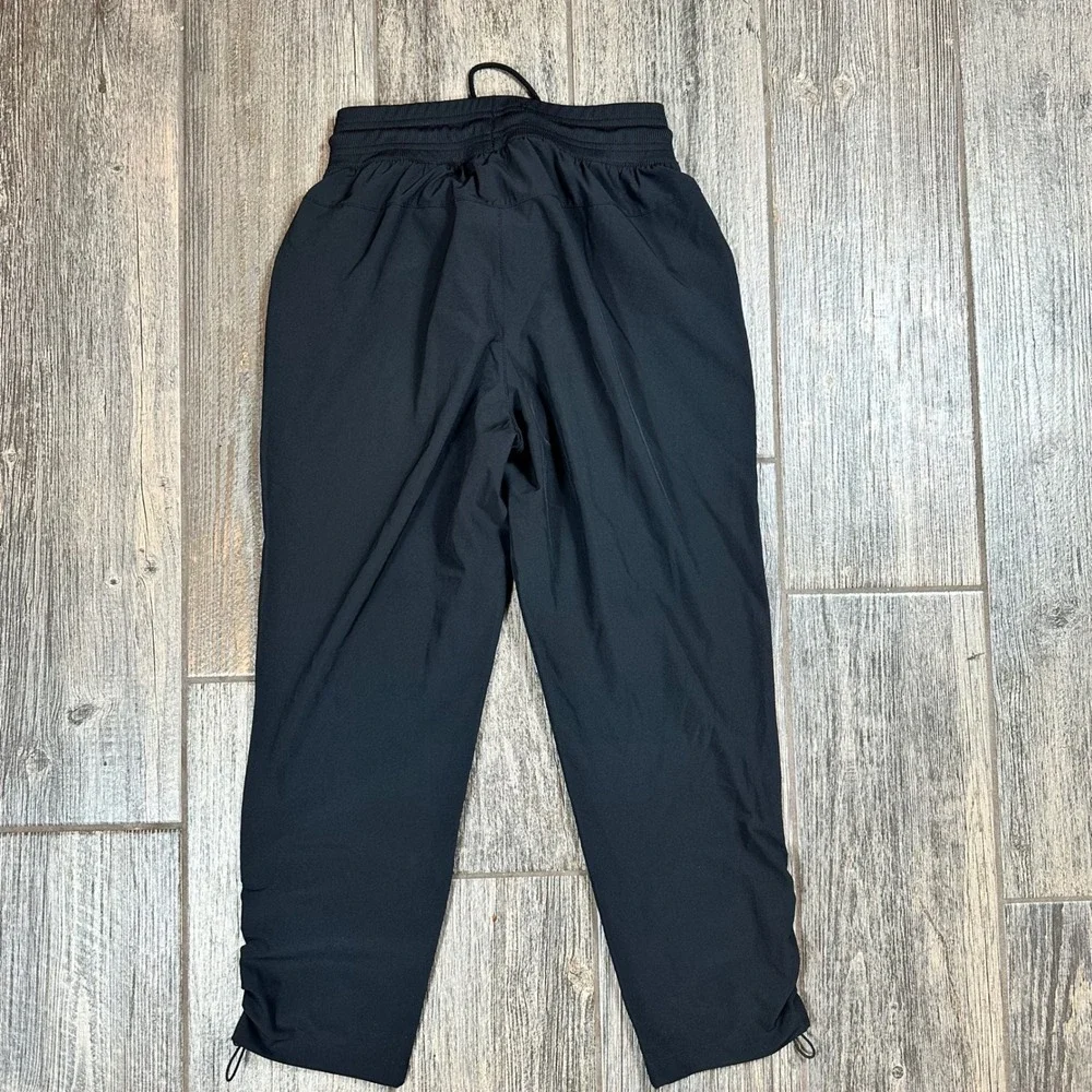 Apana Black Drawstring Ruched Ankle Jogger Pants Womens Size XS Athletic‎ Casual